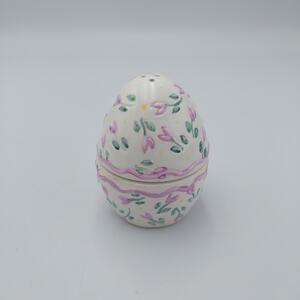 Vintage Great‎ Shakes By Ganz Stackable Easter Egg Salt And Pepper Shakers